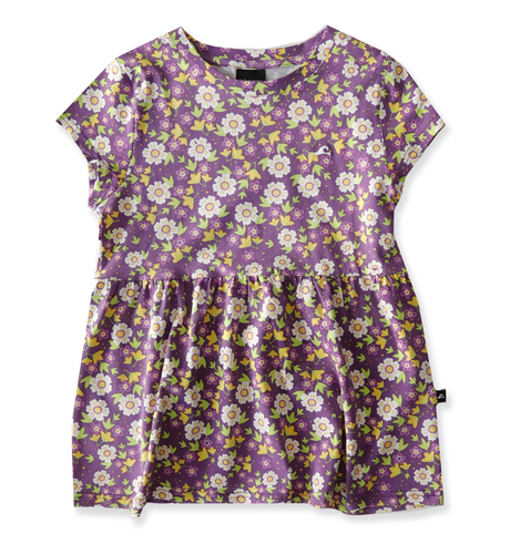 Hello Stranger Daze S/S Tee - Purple Floral