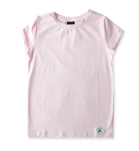 Hello Stranger Girls S/S Classics Tee - Soft Pink