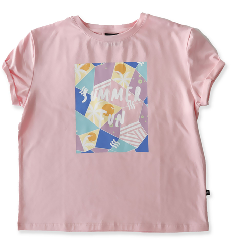 Hello Stranger Summer Fun Bailey Tee - Pink