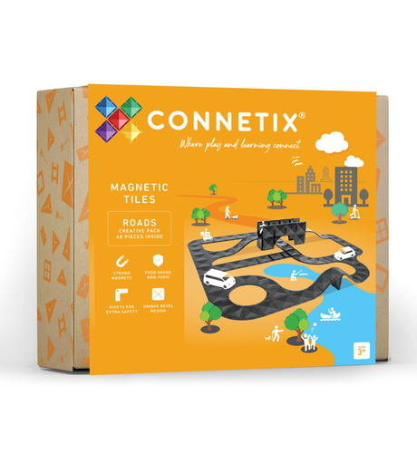 Connetix Creative Roads Pack 48pc