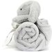 Jellycat Bashful Silver Bunny Blankie 70x56cm