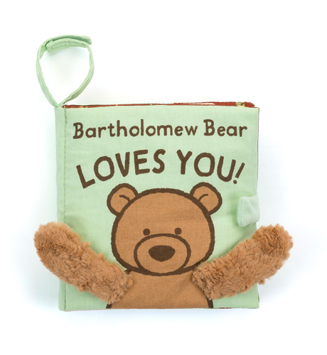 Jellycat Bartholomew Bear Loves You Book