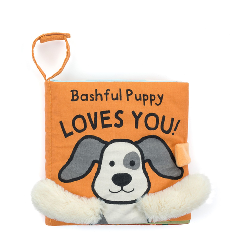 Jellycat Bashful Puppy Loves You Book