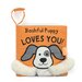 Jellycat Bashful Puppy Loves You Book