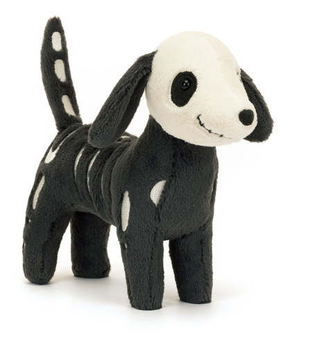 Jellycat Skeledog Dan Black & White