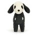 Jellycat Skeledog Dan Black & White