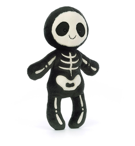 Jellycat Skeleton Bob Black & White