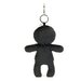 Jellycat Skeleton Bob Bag Charm Black & White