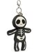 Jellycat Skeleton Bob Bag Charm Black & White