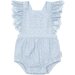 Huxbaby Broderie Frill Playsuit - Indigo