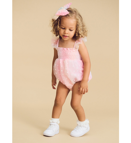 Huxbaby Sweetheart Frill Tulle Playsuit