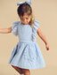 Huxbaby Broderie Ruffle Dress - Indigo