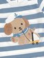 Huxbaby Sailor Pup Stripe Top