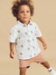 Huxbaby Dino Embroidered Shirt