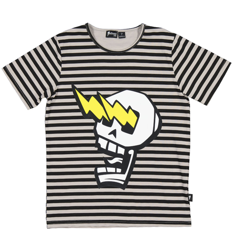 Radicool Dude Skull Stripe Tee