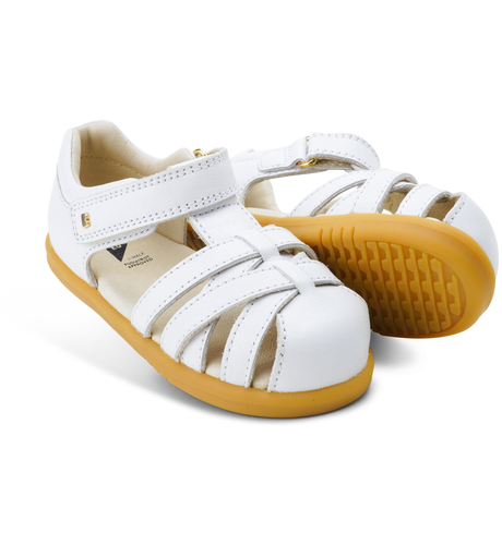 Bobux I-Walk Cross Jump Sandal - White