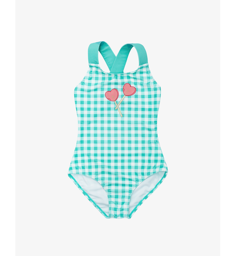 The Girl Club Gingham One Piece Swimsuit