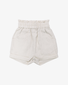 The Girl Club Cream Linen Shorts