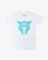 The Girl Club White Lace Tiger Tee