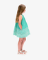 The Girl Club Teal Border Embroidery Dress