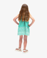 The Girl Club Teal Border Embroidery Dress