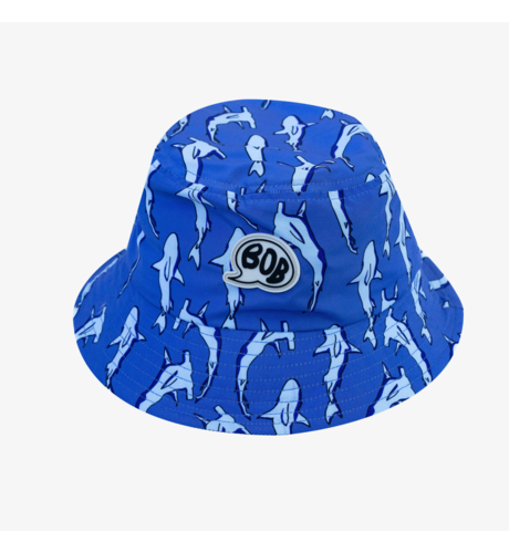 Band of Boys Blue Shark Bucket Hat