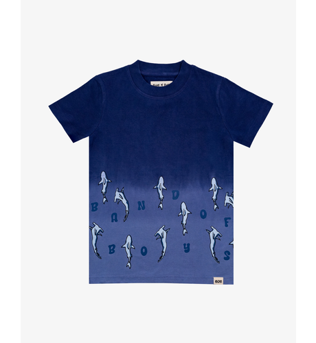 Band of Boys BOB Blue Dip-Dye Shark Tee