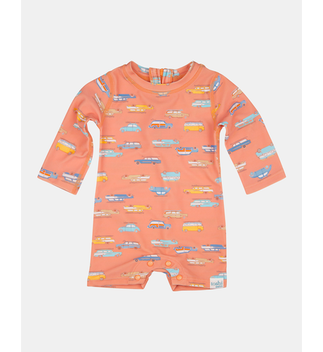 Toshi Swim Baby Onesie L/S Classic - Surfs Up