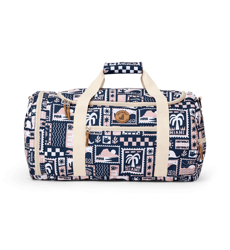 Crywolf Packable Duffel Bag - Blush Postcards