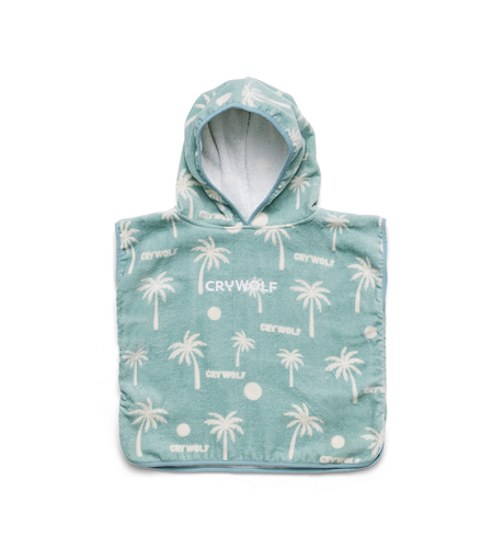 Crywolf Baby Hooded Towel - Pacific Blue