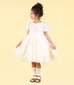 Rock Your Kid Cream Ruffle Tulle Party Dress