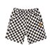 Rock Your Kid Black Checker Shorts