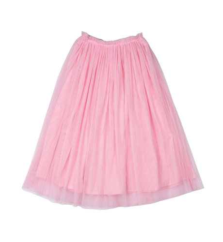 Rock Your Kid Pink Tulle Overlay Maxi Skirt