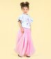 Rock Your Kid Pink Tulle Overlay Maxi Skirt