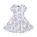 Rock Your Kid Blue Unicorn Waisted Dress