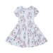 Rock Your Kid Blue Unicorn Waisted Dress