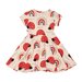 Rock Your Kid Love Bug Rainbow Waisted Dress