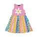 Rock Your Kid Floral Stripes Singlet Dress