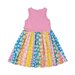 Rock Your Kid Floral Stripes Singlet Dress