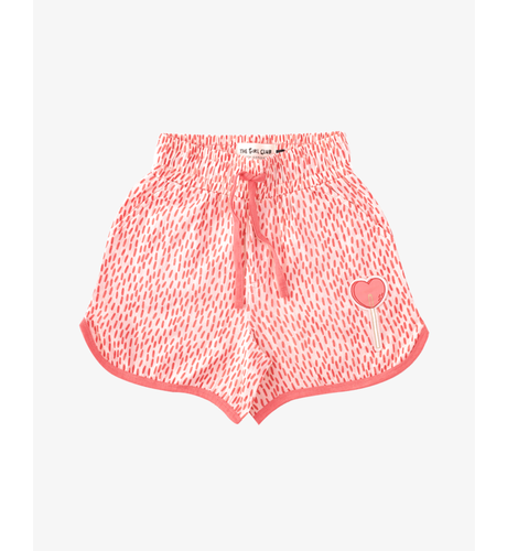 The Girl Club Coral Lollipop Muslin Shorts