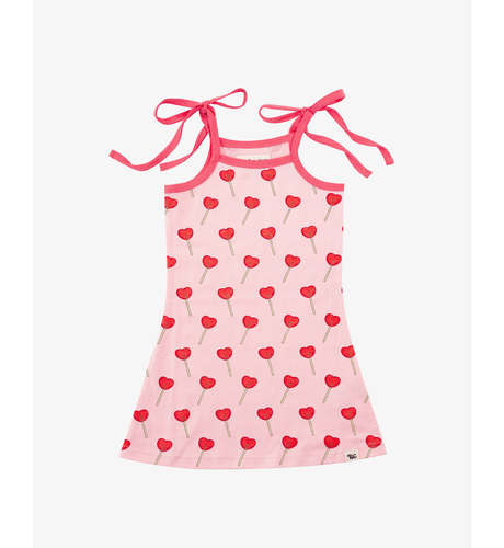 The Girl Club Hearts On Repeat String Dress