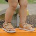 Pretty Brave Bailey Sandal - Tan Smiley