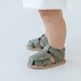 Pretty Brave Milo Khaki Sandal - Smiley