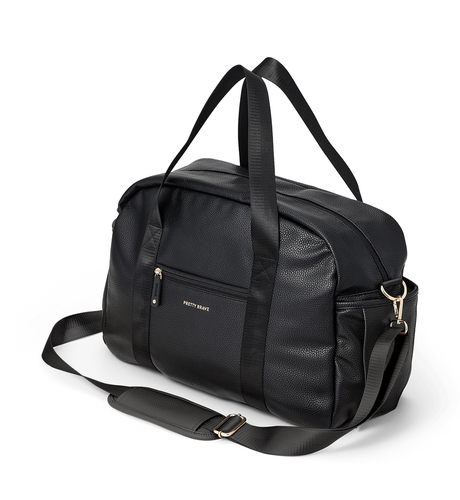 Pretty Brave Stella Baby Bag - Black Pebble