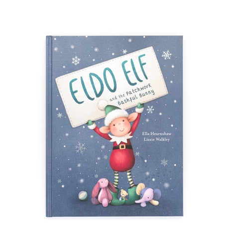 Jellycat Eldo Elf and the Patchwork Bashful Bunny Book