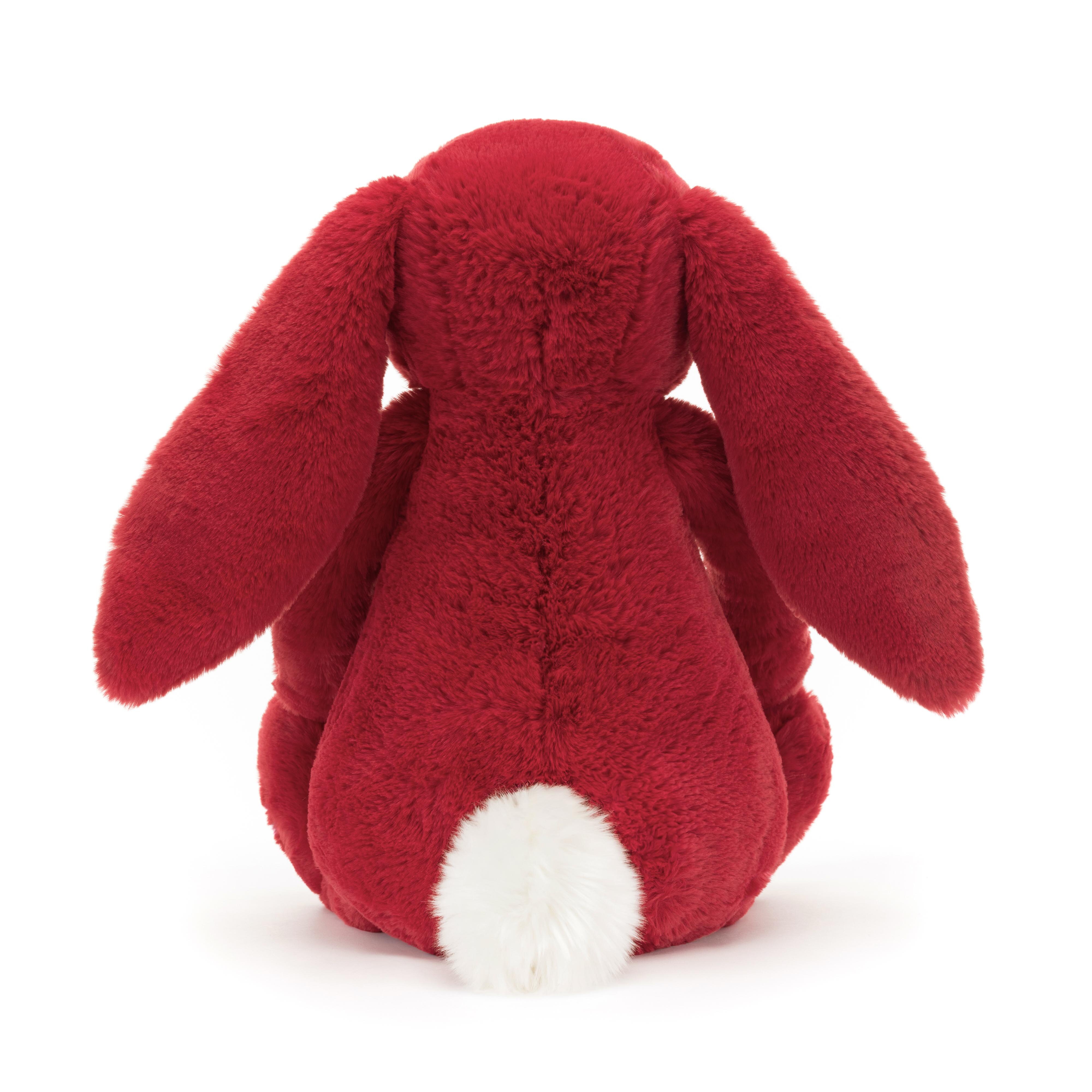 Jellycat Bashful Luxe Bunny Scarlett Big PLAY Soft Toys Kids Clothing NZ Shop Online Kid Republic Jellycat