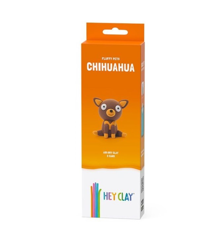 Hey Clay Fluffy Pets, Chihuahua - 3 Cans, 5 Colour