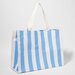 Sunnylife Carryall Beach Bag Le Weekend - Mid Blue Cream