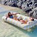 Sunnylife Luxe Twin Hammock Float Mango Bay - Soft Mustard