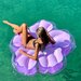 Sunnylife Luxe Lie-On Float Hibiscus - Pastel Lilac